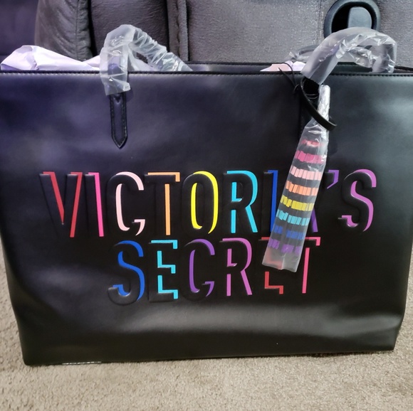 Victoria's Secret Handbags - *PRICE DROP* Victoria's Secret Rainbow Tote